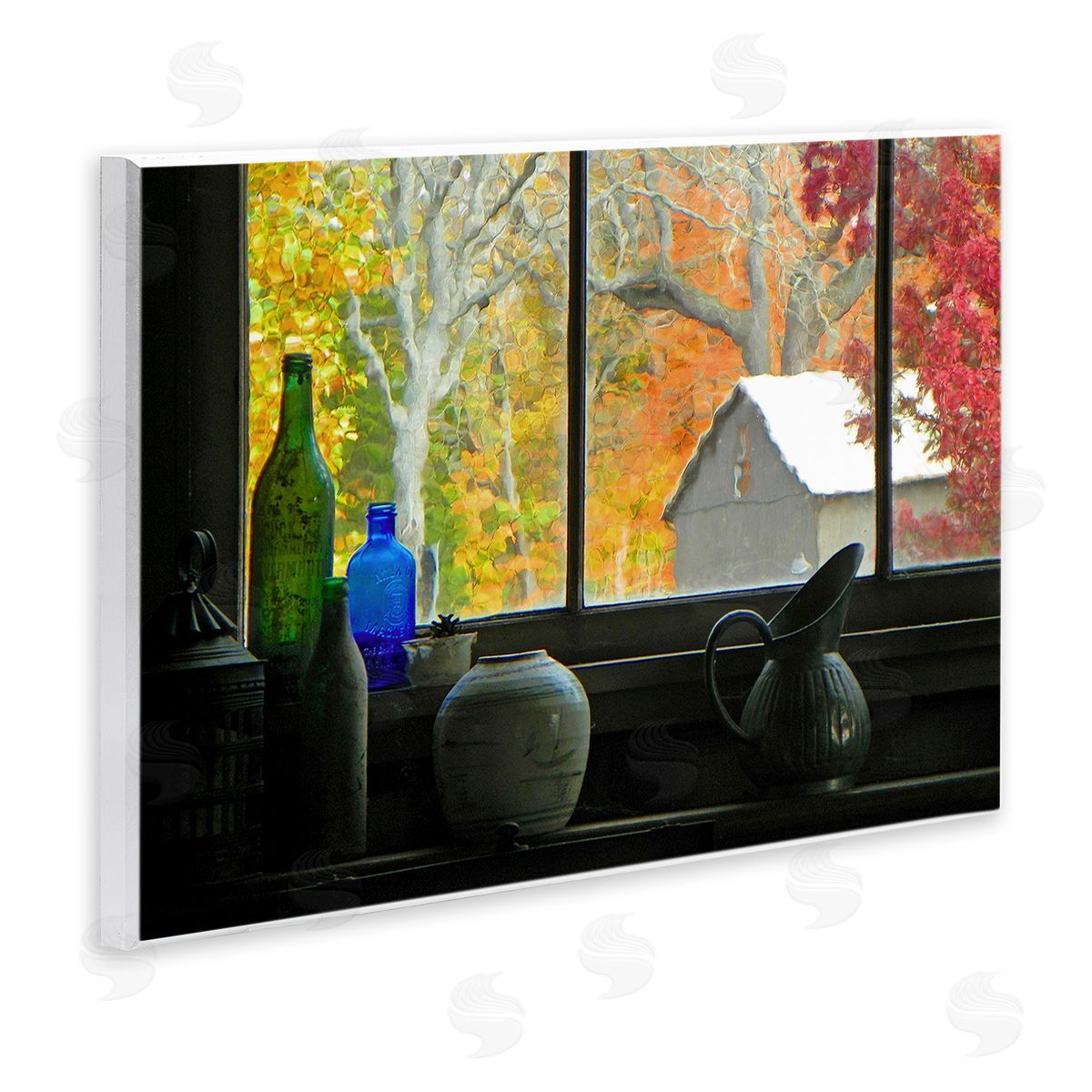 Graffitee Studios Fall Foliage in Window