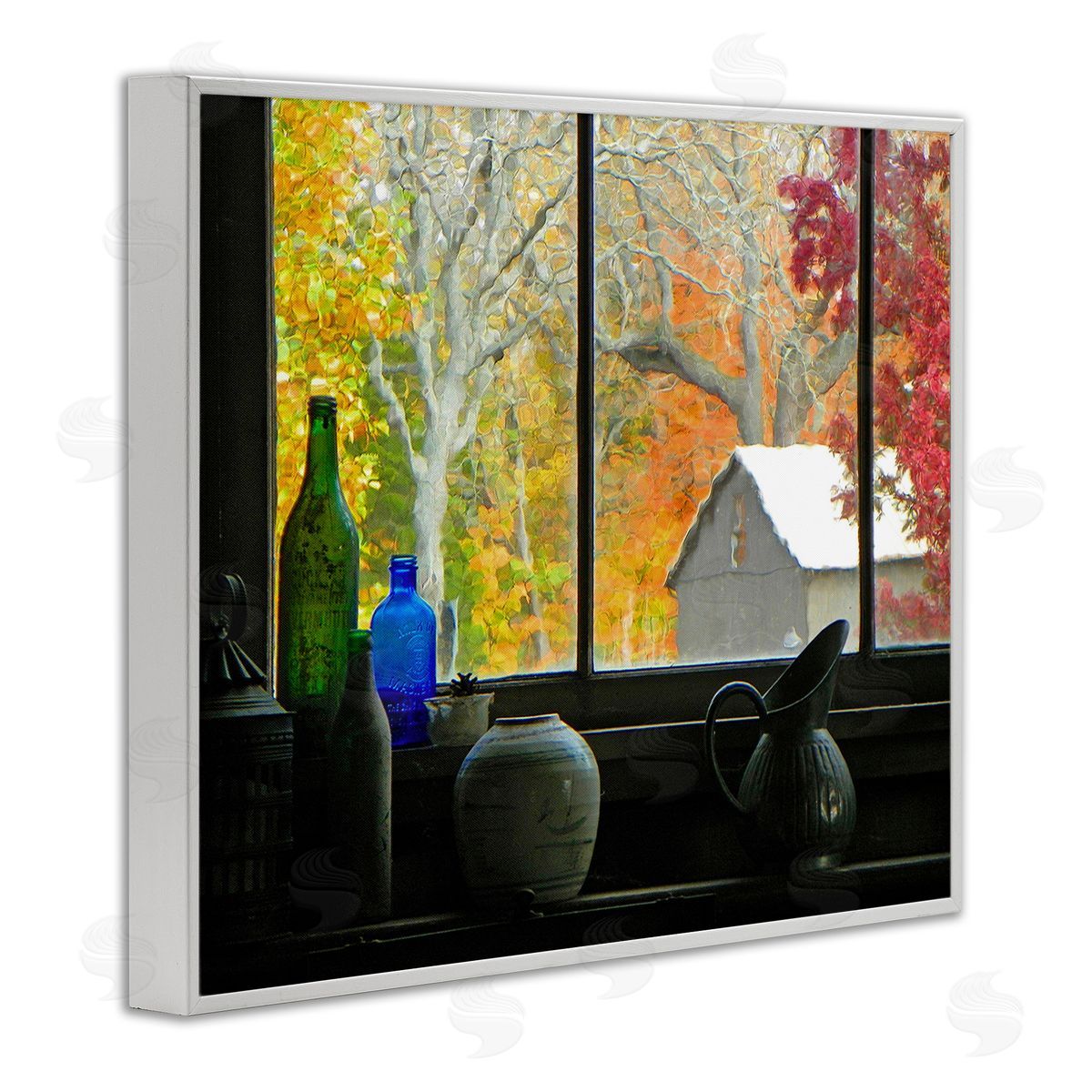 Graffitee Studios Fall Foliage in Window