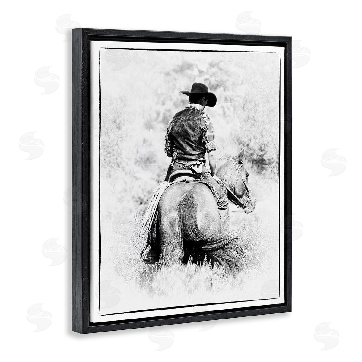 Jerry  Cowart Cowboy & Horse in Nature