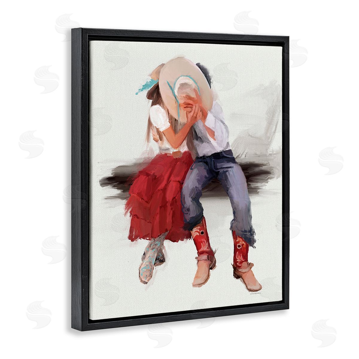 Kamdon Kreations Country Couple Kiss