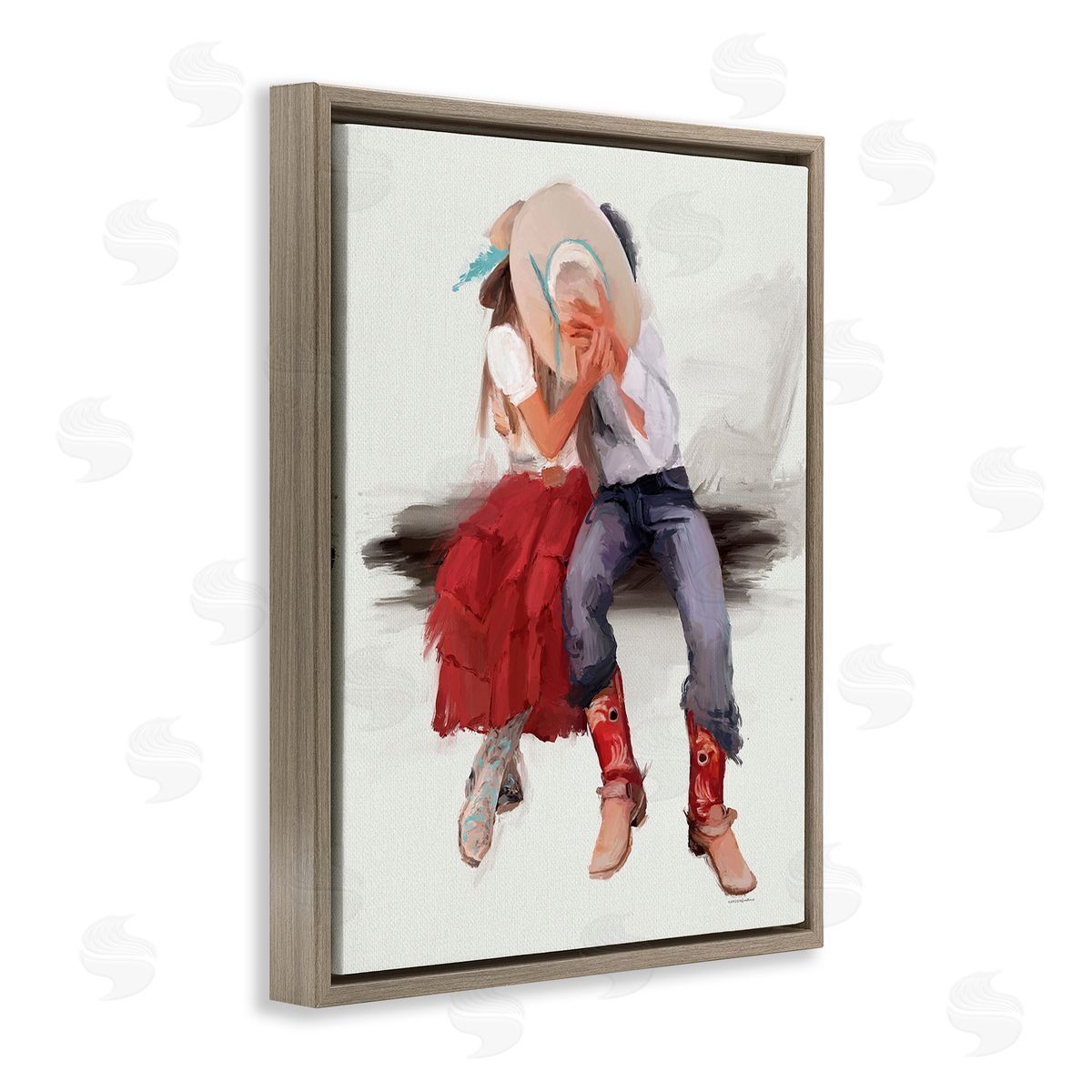 Kamdon Kreations Country Couple Kiss