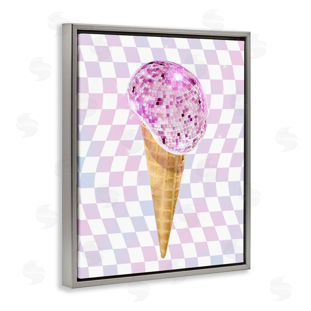 Ziwei Li Checkered Disco Ice Cream