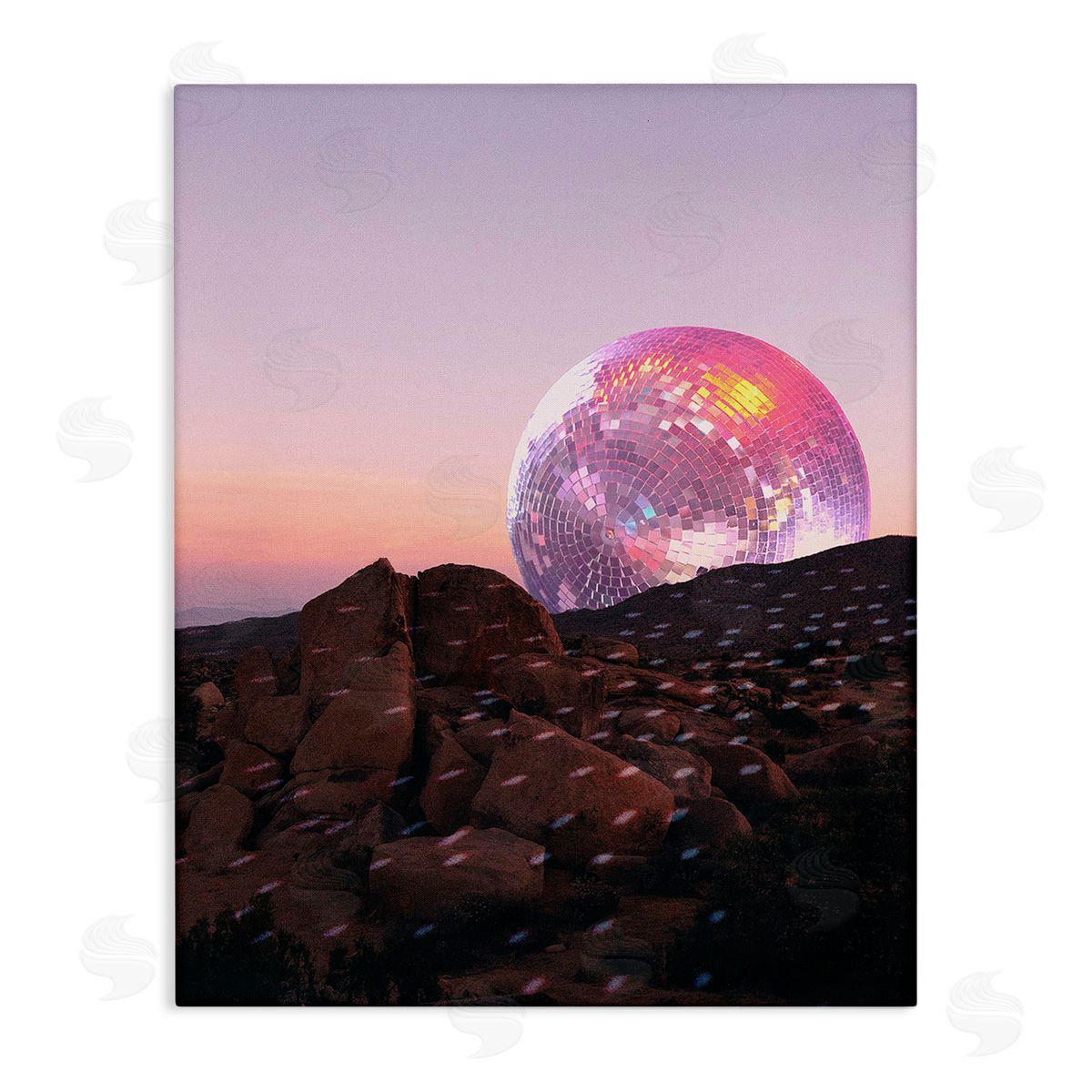 Stupell Studio Surreal Disco Landscape