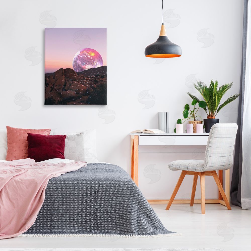 Stupell Studio Surreal Disco Landscape