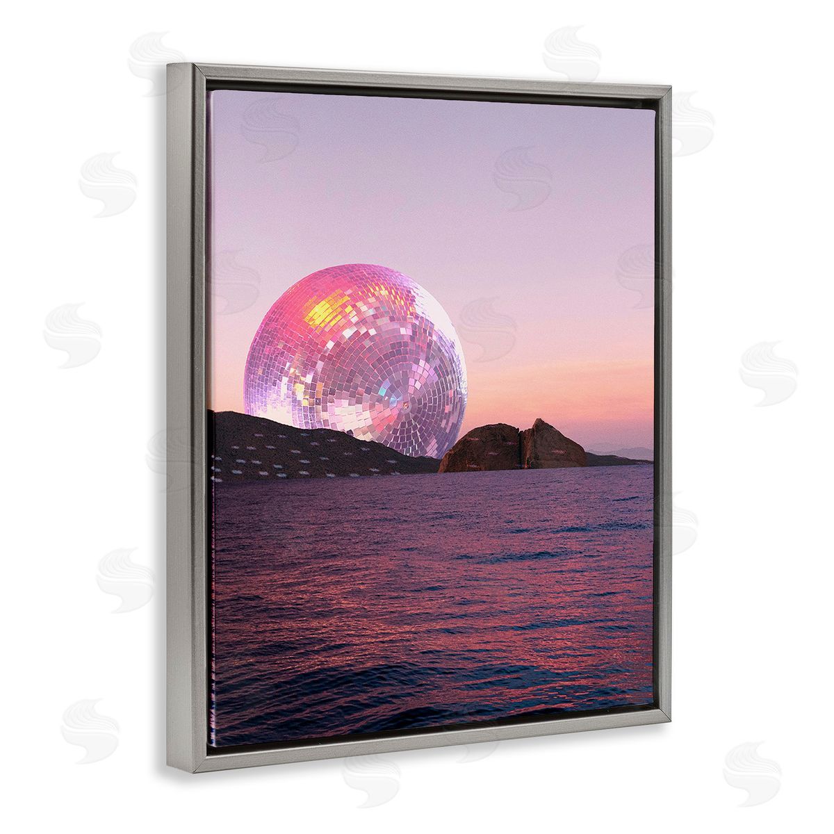 Stupell Studio Disco Ball Sunset