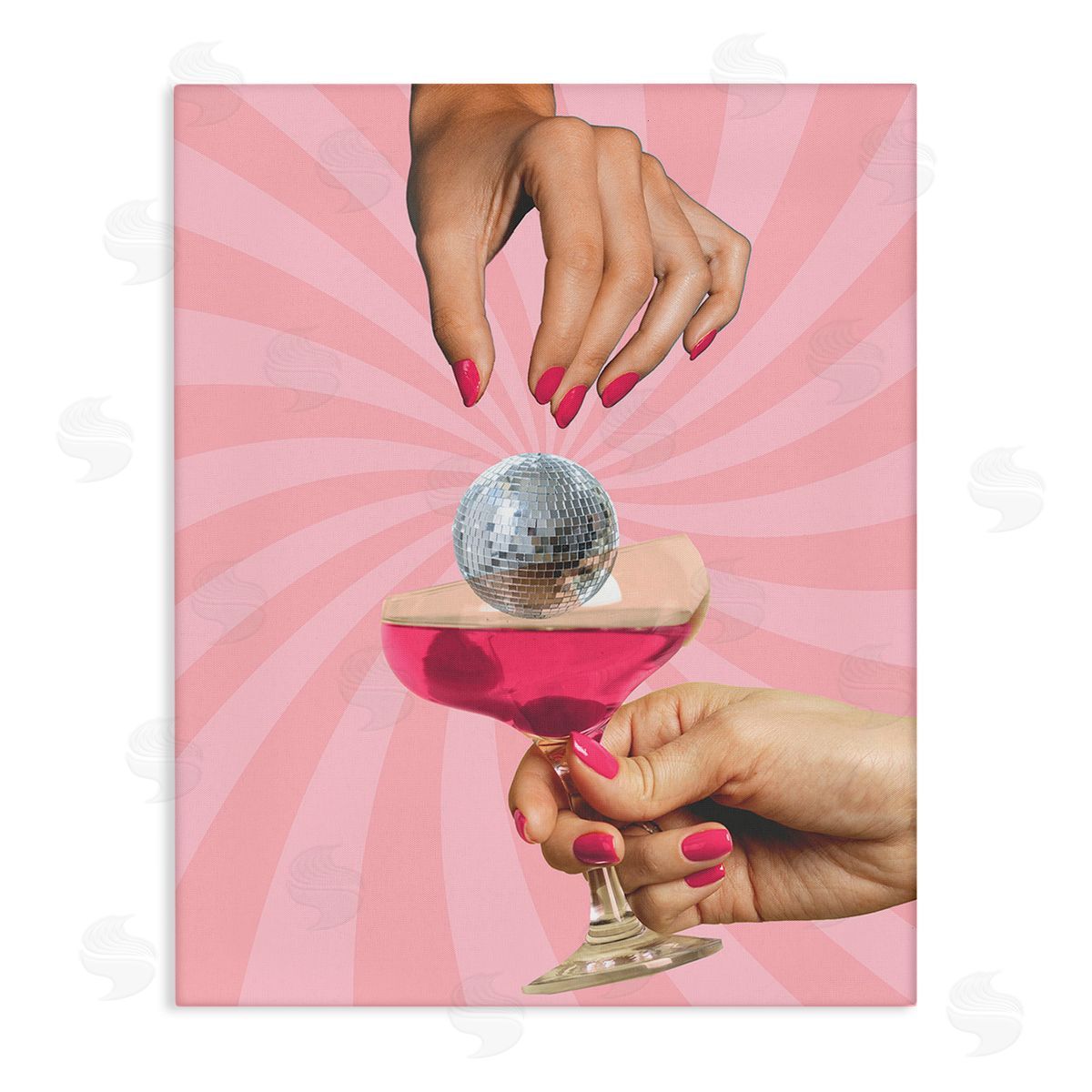 Stupell Studio Disco Ball Cocktail