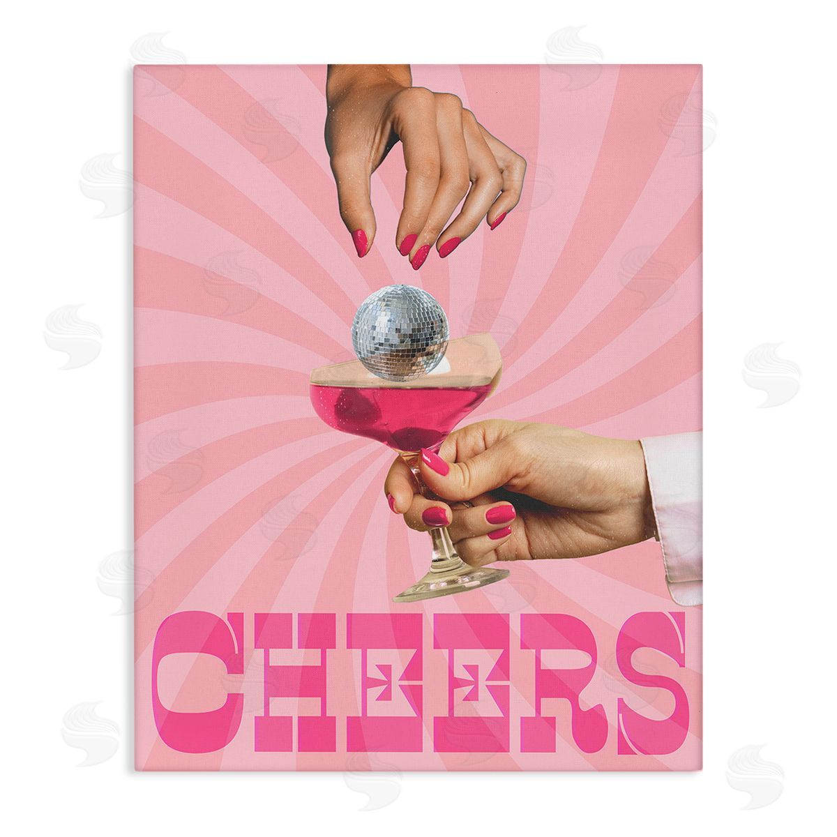 Stupell Studio Cheers Disco Drink