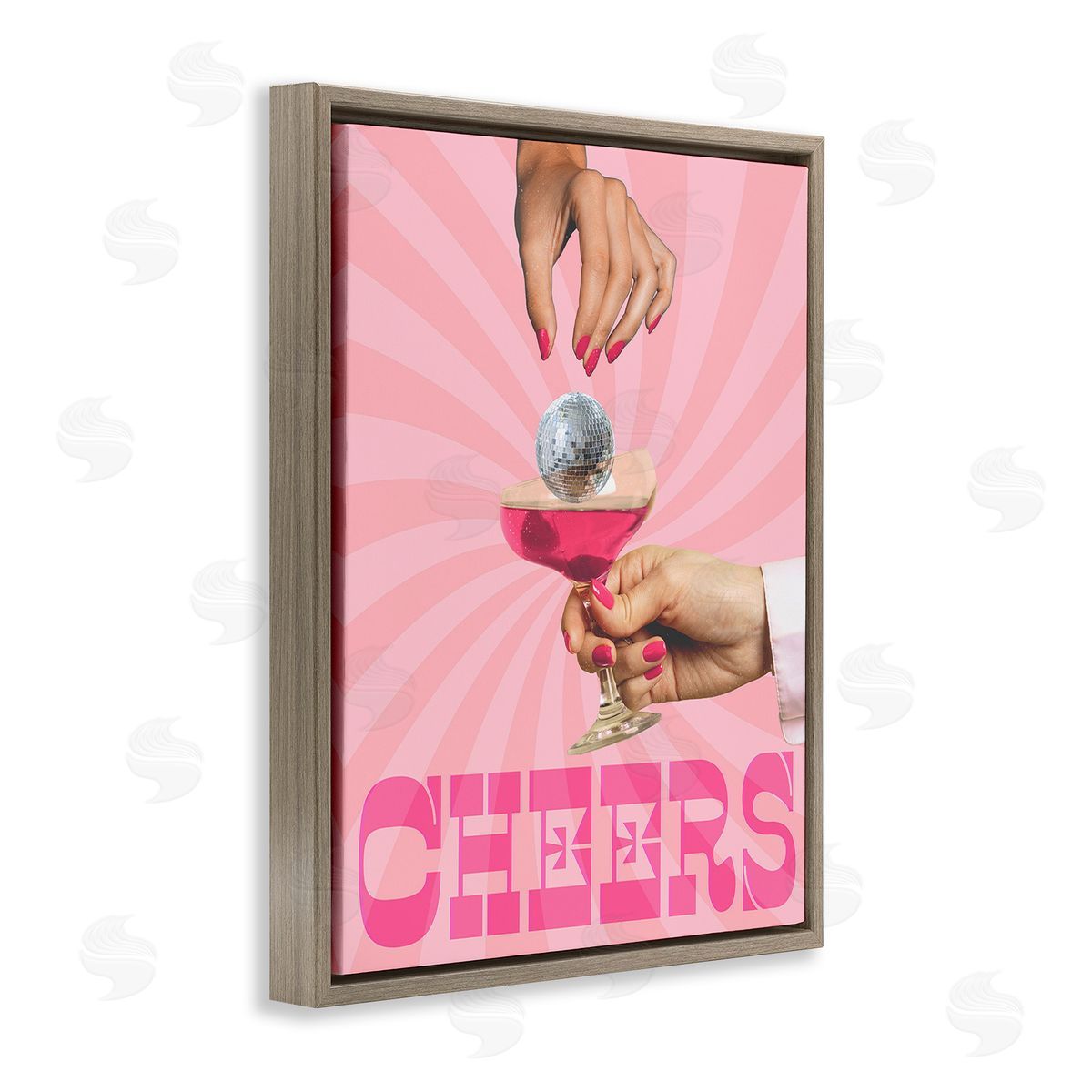 Stupell Studio Cheers Disco Drink