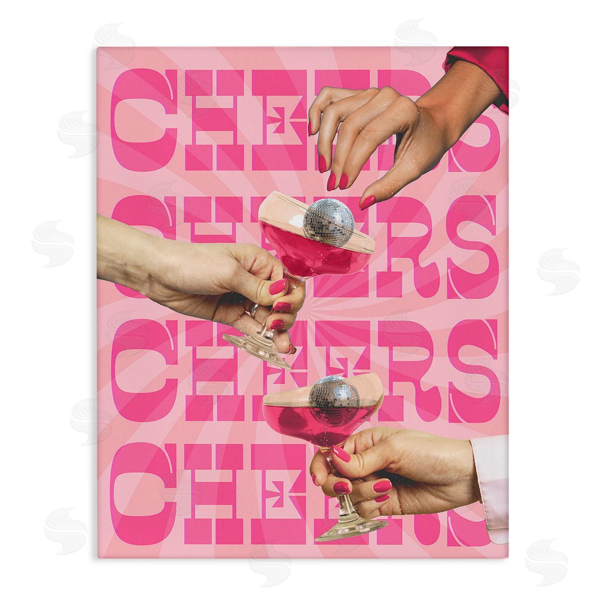 Stupell Studio Cheers Pink Margaritas