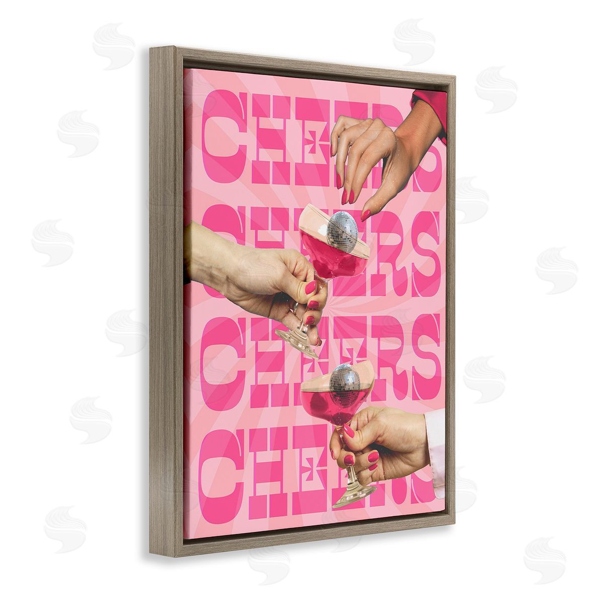 Stupell Studio Cheers Pink Margaritas