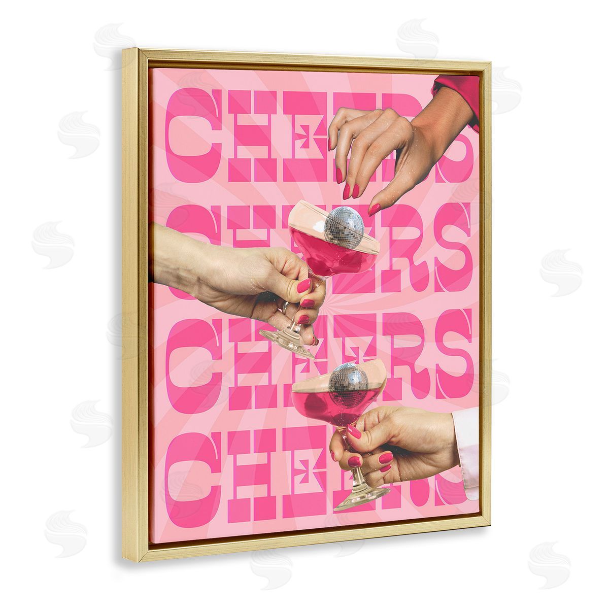 Stupell Studio Cheers Pink Margaritas