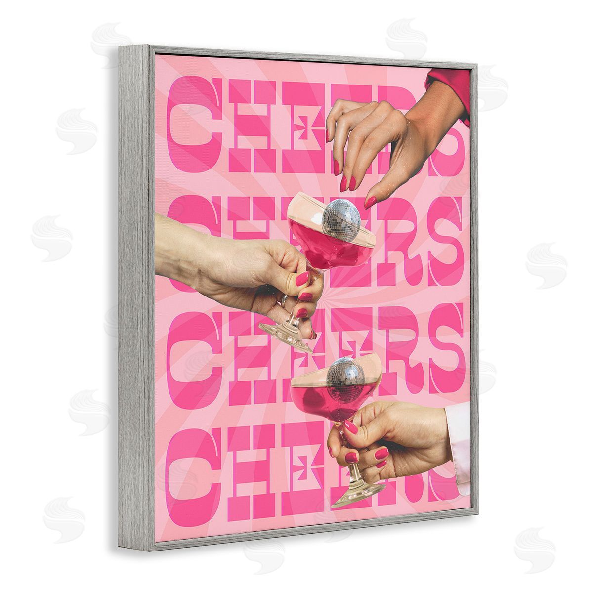 Stupell Studio Cheers Pink Margaritas
