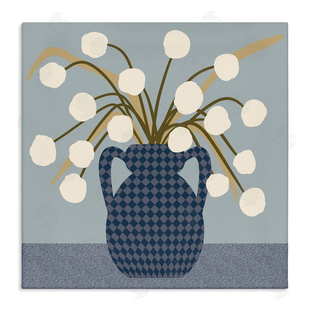 Regina Moore Abstract Plant Still Life Stretched Canvas Wall Art Print
