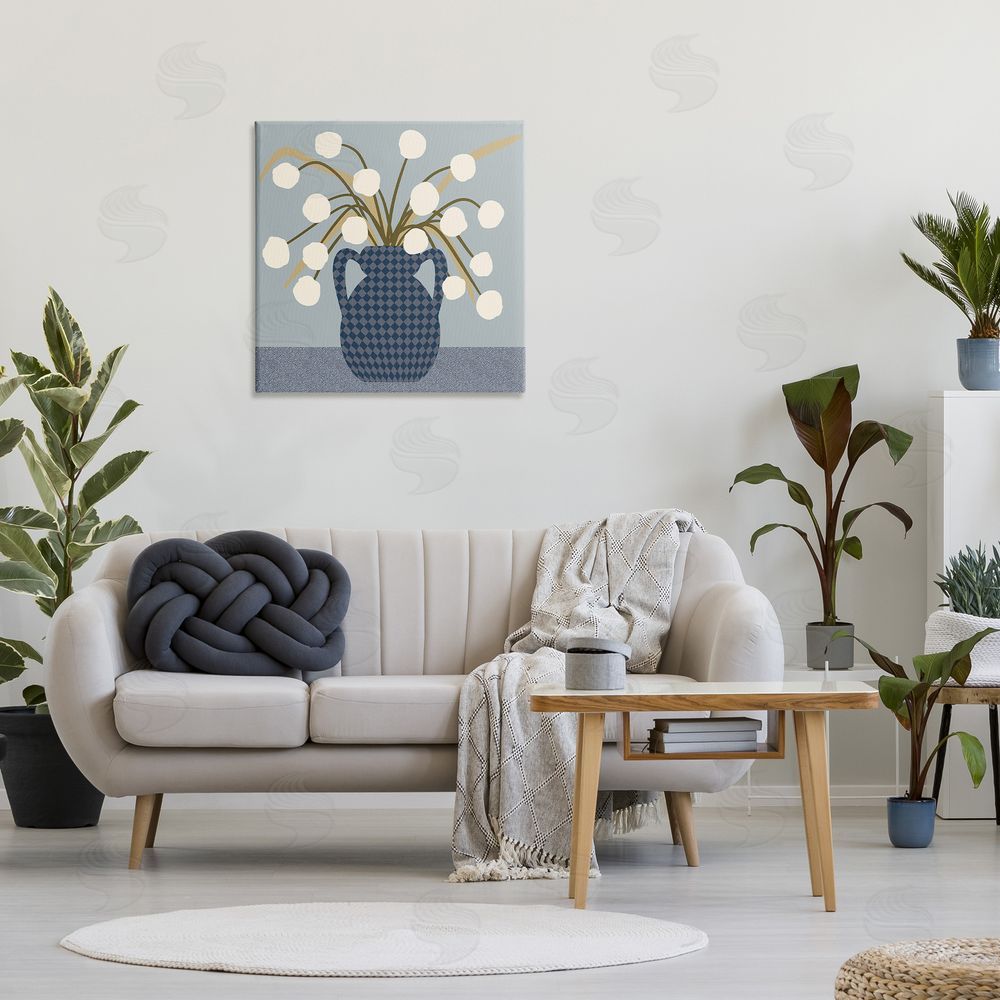 Regina Moore Abstract Plant Still Life Canvas Wall Art in Room