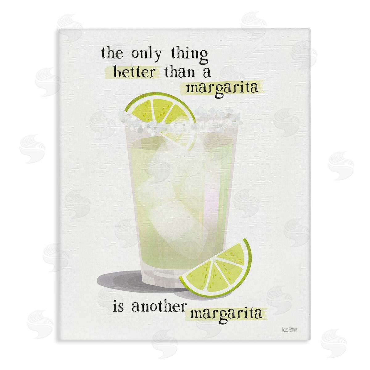 Another Margarita Phrase Canvas Wall Art, Home Decor by House Fenway