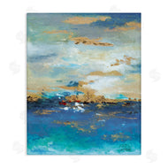 Patricia Pinto | Ocean View with Tan Accents