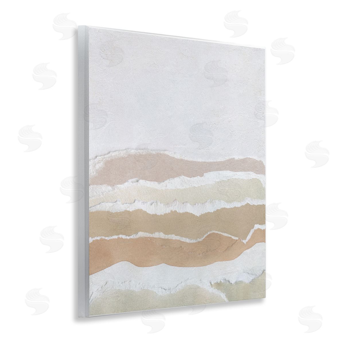Desert Dunes Abstraction Wood Plaque Wall Art, Home Decor by Carol Robinson