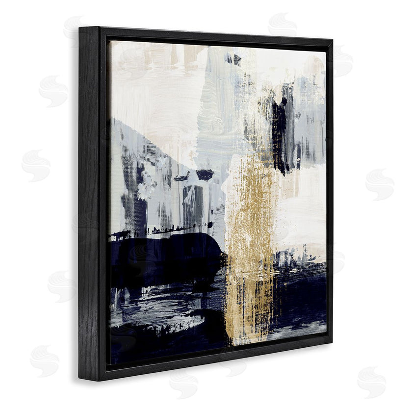 Susan Jill | Gold Paint Stroke Abstract