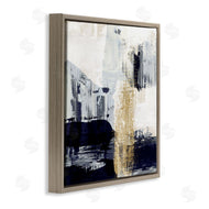 Susan Jill | Gold Paint Stroke Abstract