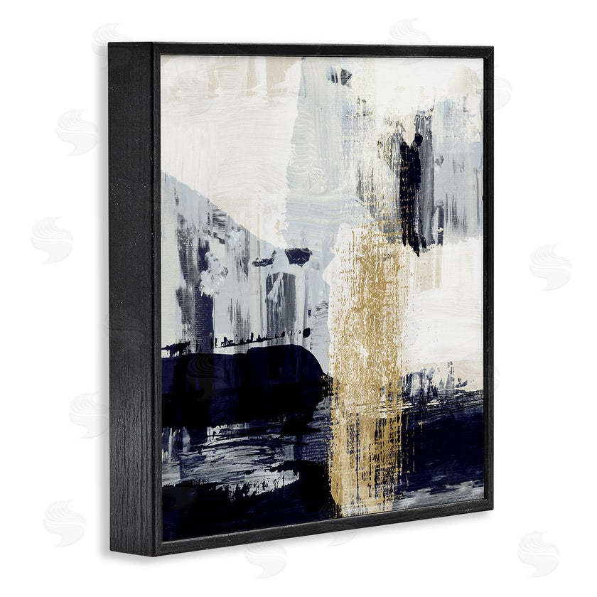 Susan Jill | Gold Paint Stroke Abstract
