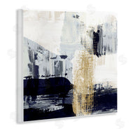 Susan Jill | Gold Paint Stroke Abstract