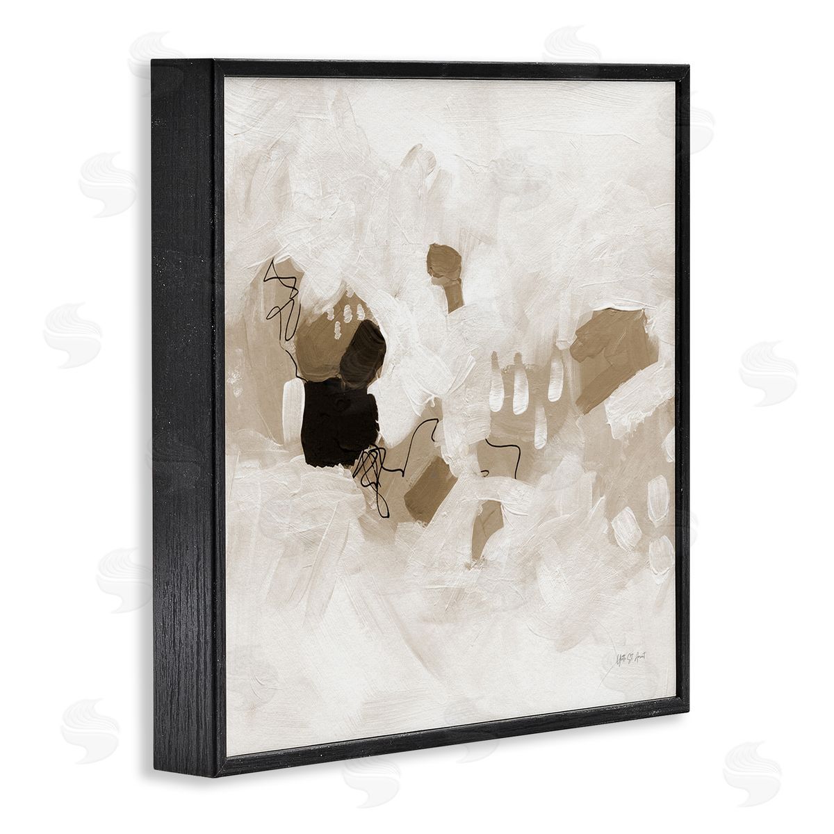 Neutral Classic Conservatory Black Frame Print Wall Art, Home Decor by Yvette St. Amant
