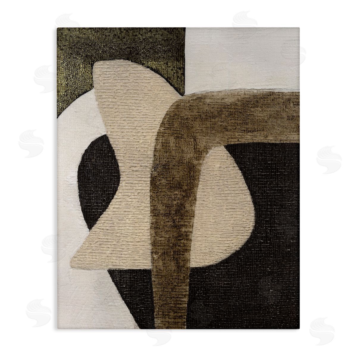 Boho Modern Shape Pattern Canvas Wall Art, Home Decor by Vanna Lam