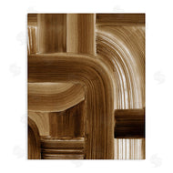 Grace Popp | Brown Curved Paint Strokes