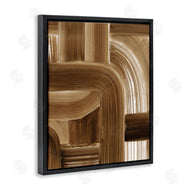 Grace Popp | Brown Curved Paint Strokes