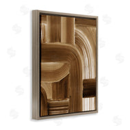 Grace Popp | Brown Curved Paint Strokes