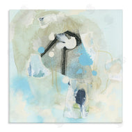 June Erica Vess | Soft Blue Complex Abstraction