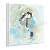 June Erica Vess | Soft Blue Complex Abstraction