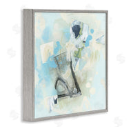 June Erica Vess | Blue and Grey Abstract