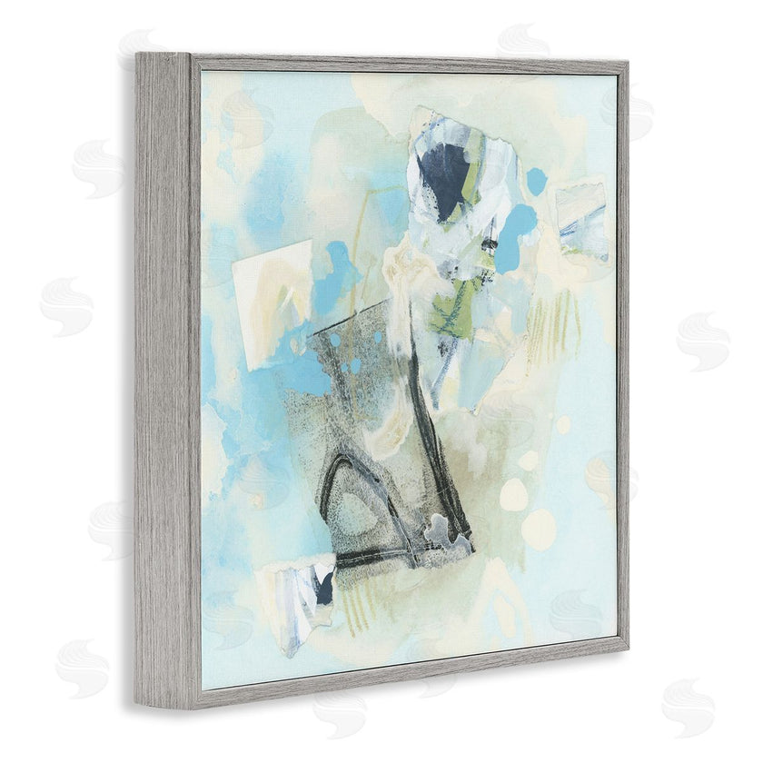 June Erica Vess | Blue and Grey Abstract