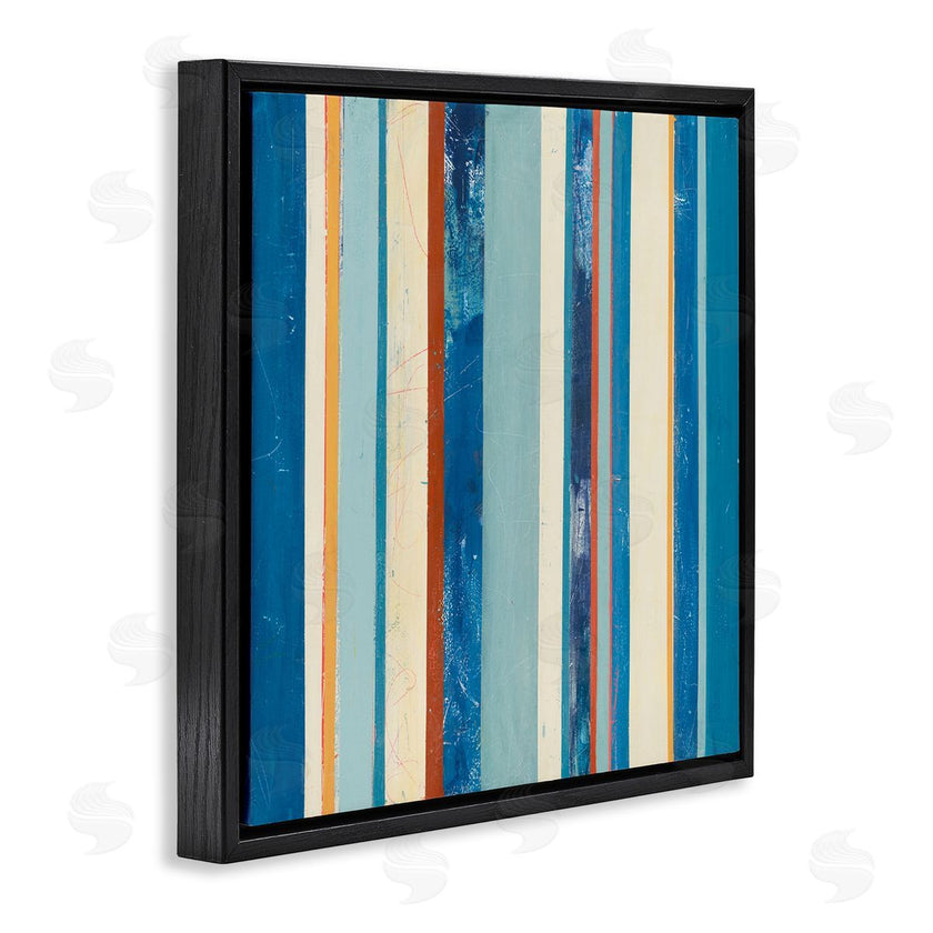 Pippin Schupbach | Distressed Blue Stripes