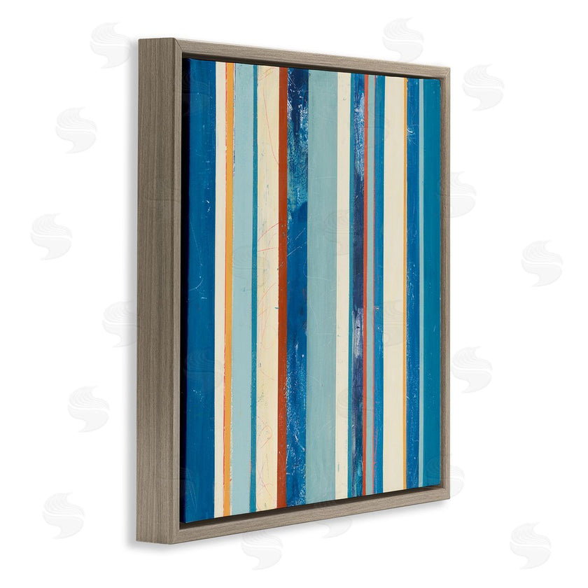 Pippin Schupbach | Distressed Blue Stripes