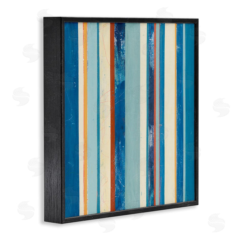 Pippin Schupbach | Distressed Blue Stripes
