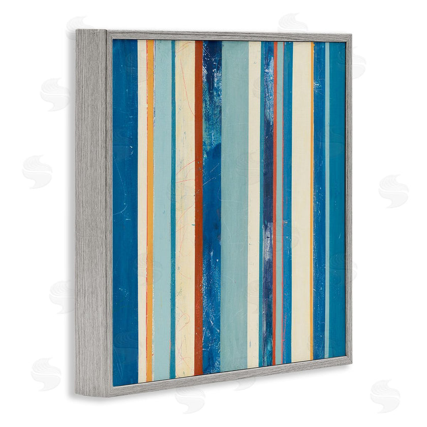 Pippin Schupbach | Distressed Blue Stripes