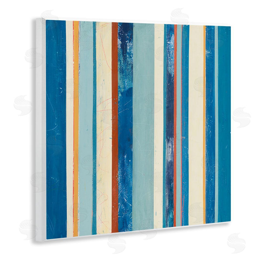 Pippin Schupbach | Distressed Blue Stripes
