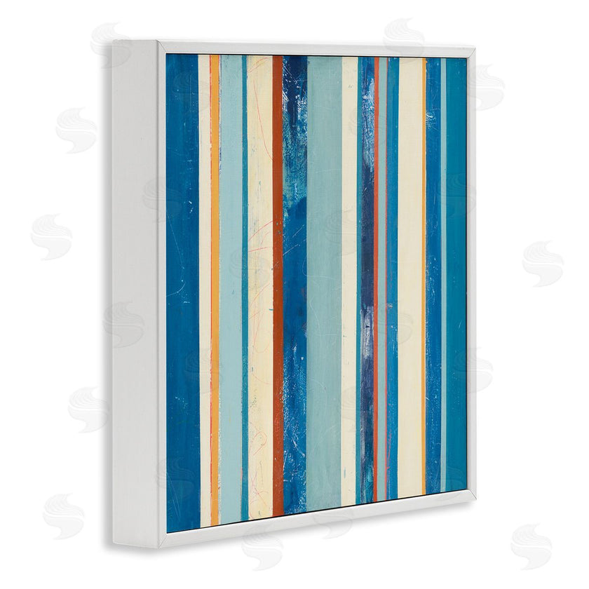 Pippin Schupbach | Distressed Blue Stripes