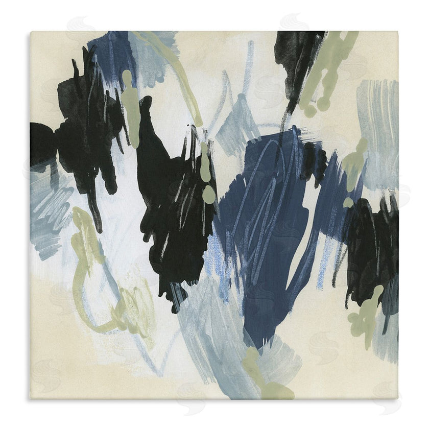 June Erica Vess | Blue and Neutral Abstraction