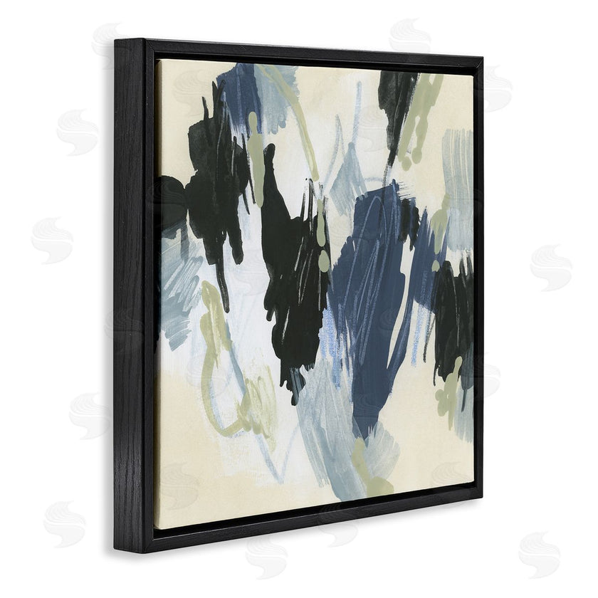 June Erica Vess | Blue and Neutral Abstraction
