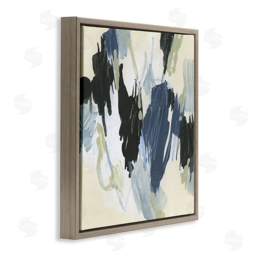June Erica Vess | Blue and Neutral Abstraction
