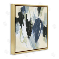 June Erica Vess | Blue and Neutral Abstraction