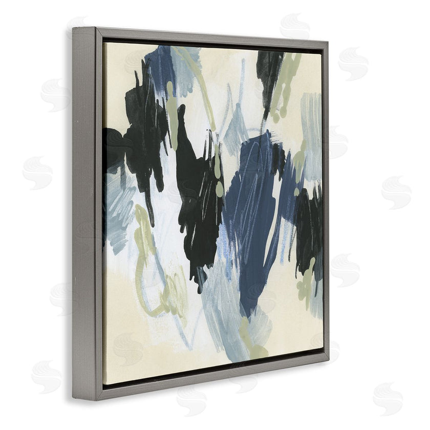 June Erica Vess | Blue and Neutral Abstraction