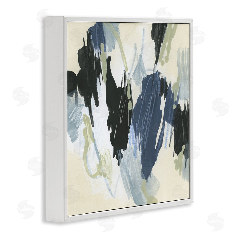 June Erica Vess | Blue and Neutral Abstraction