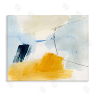 Victoria Barnes | Abstract Paint Yellow Accent