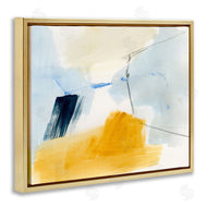 Victoria Barnes | Abstract Paint Yellow Accent