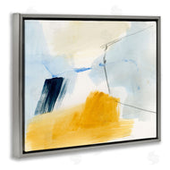 Victoria Barnes | Abstract Paint Yellow Accent