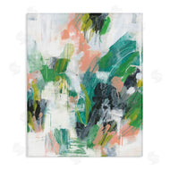 June Erica Vess | Chaotic Green Paint Strokes